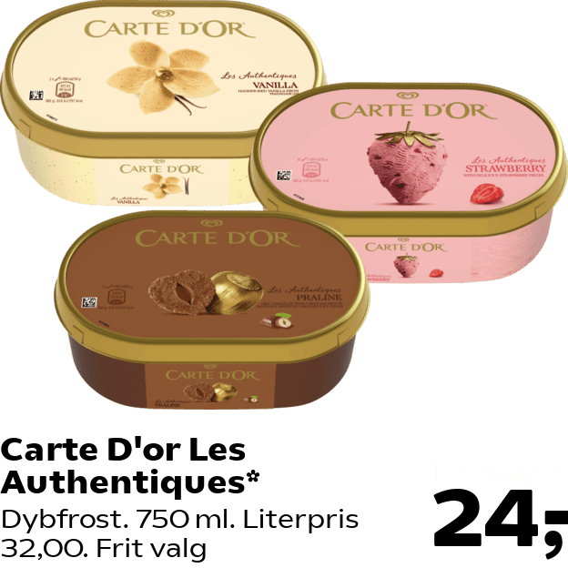 Carte D'or Les Authentiques