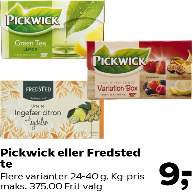 Pickwick eller Fredsted te