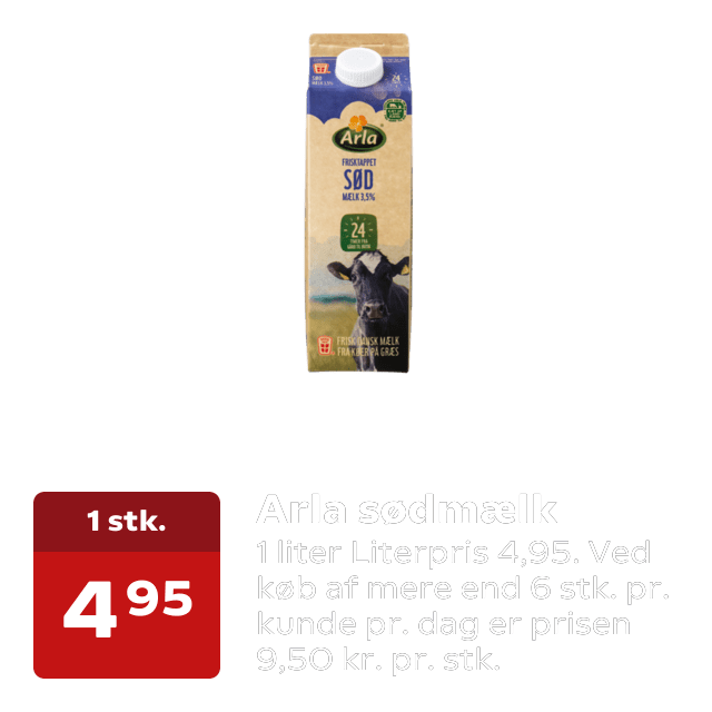 Arla sødmælk