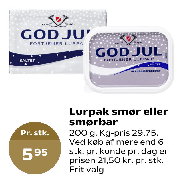 Lurpak smÃÂ¸r eller smÃÂ¸rbar