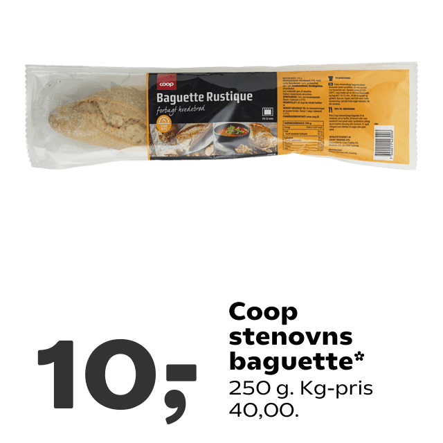 Coop stenovns baguette