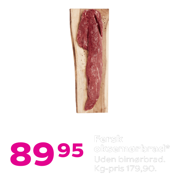 Fersk oksemÃÂ¸rbrad