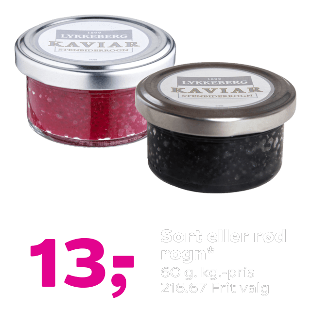 Sort eller rÃÂ¸d rogn