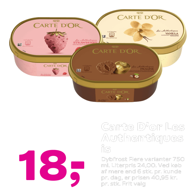Carte D'or Les Authentiques is
