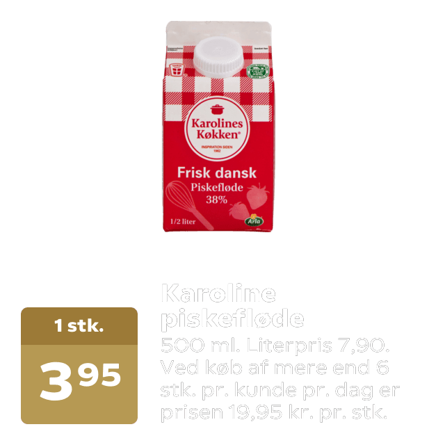 Karoline piskefløde