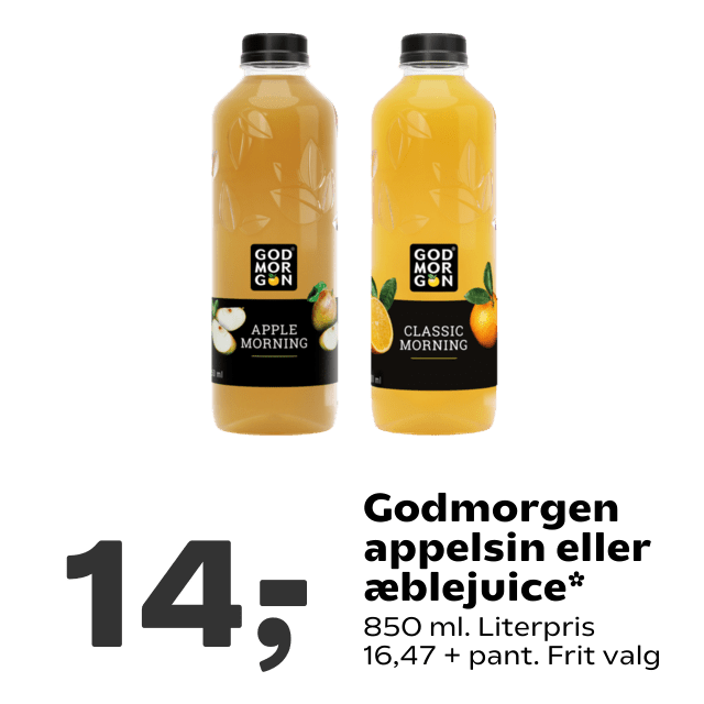 Godmorgen appelsin eller ÃÂ¦blejuice