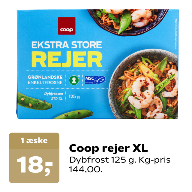 Coop rejer XL