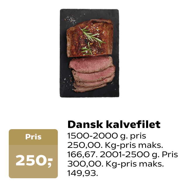 Dansk kalvefilet