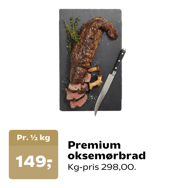 Premium oksemørbrad