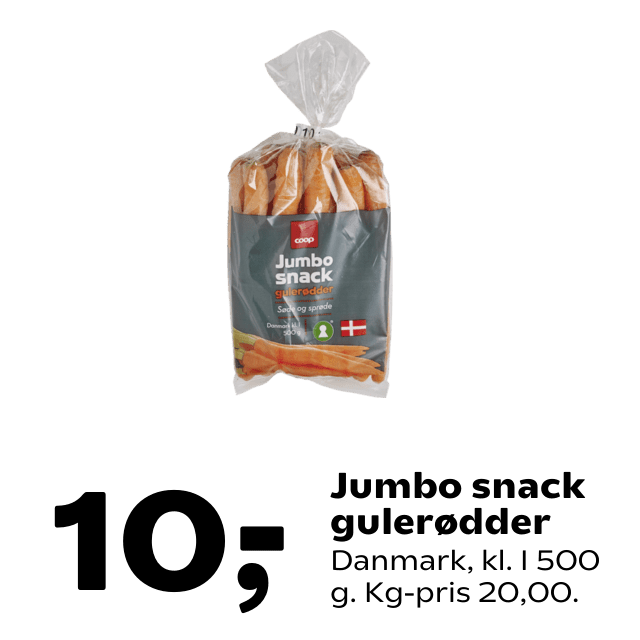 Jumbo snack gulerÃÂ¸dder