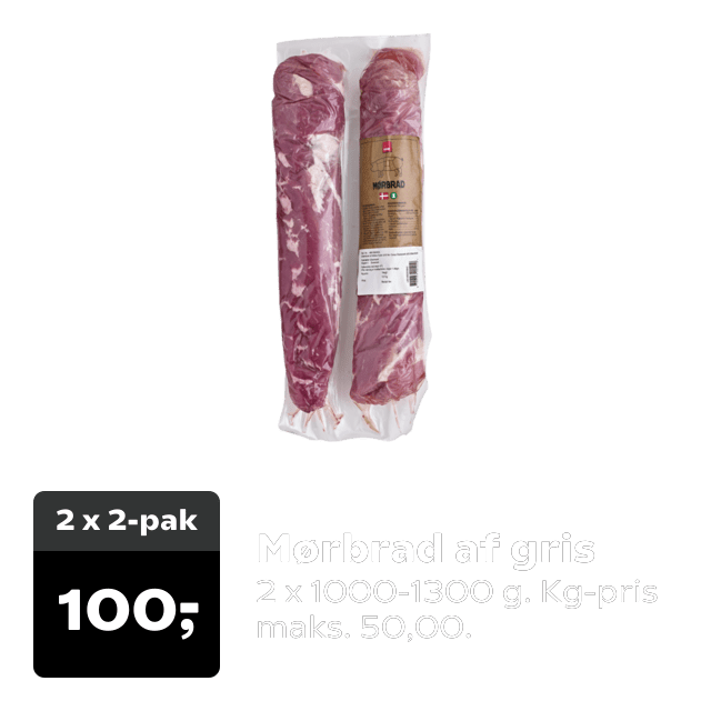 Mørbrad af gris