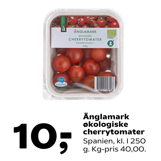 ÃÂnglamark ÃÂ¸kologiske cherrytomater