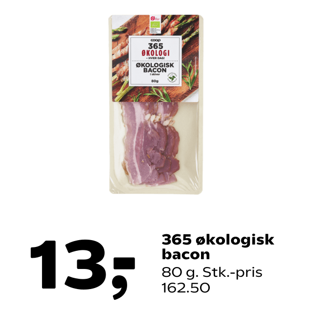 365 ÃÂ¸kologisk bacon