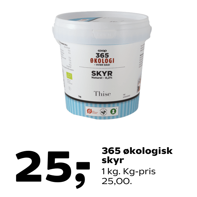 365 ÃÂ¸kologisk skyr