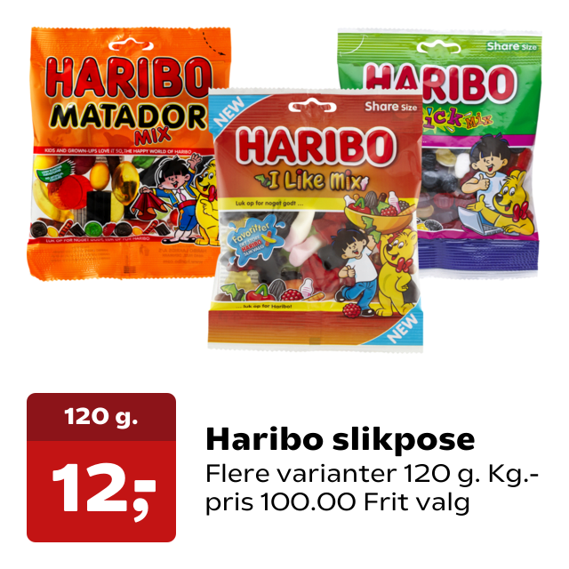 Haribo slikpose