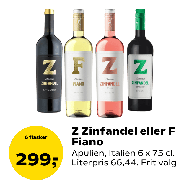 Z Zinfandel eller F Fiano