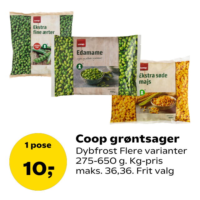 Coop grøntsager
