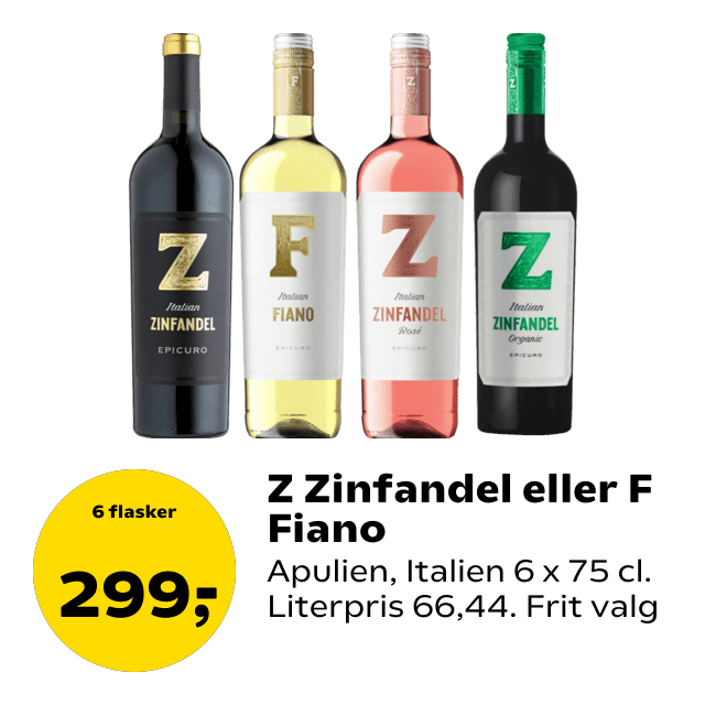 Z Zinfandel eller F Fiano