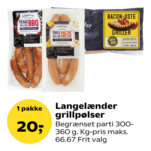 Langelænder grillpølser