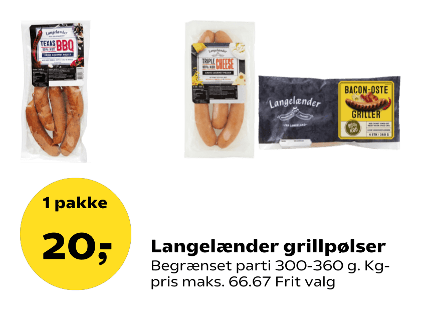 Langelænder grillpølser