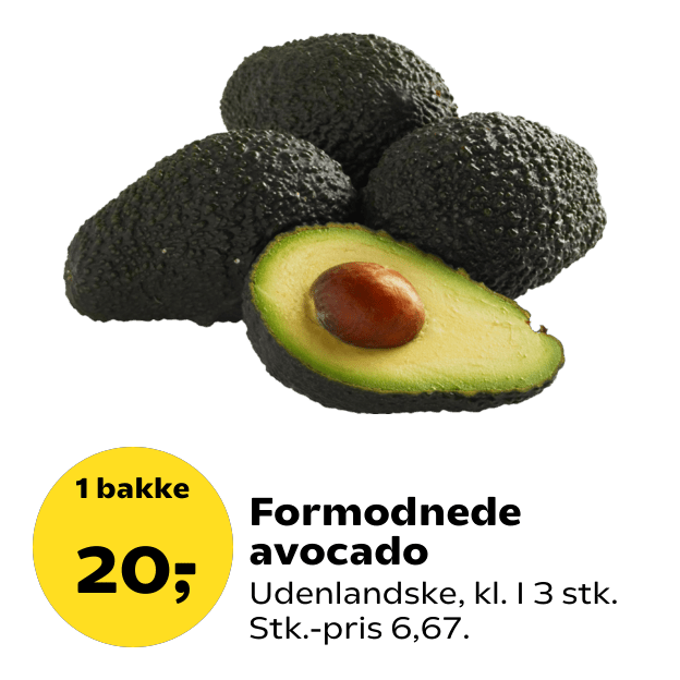 Formodnede avocado