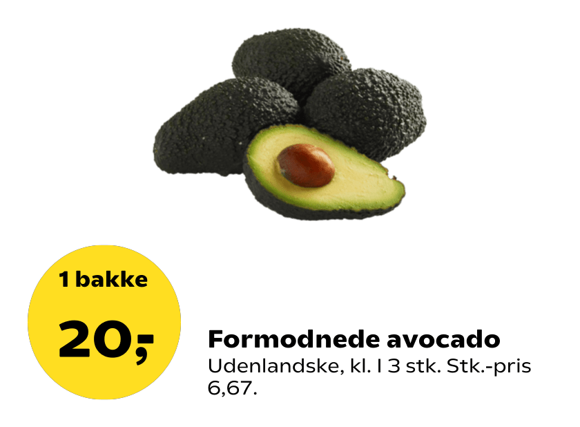 Formodnede avocado