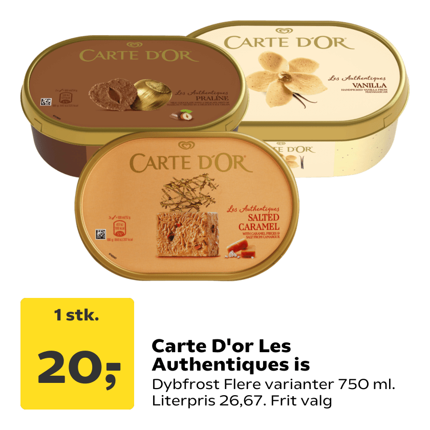 Carte D'or Les Authentiques is