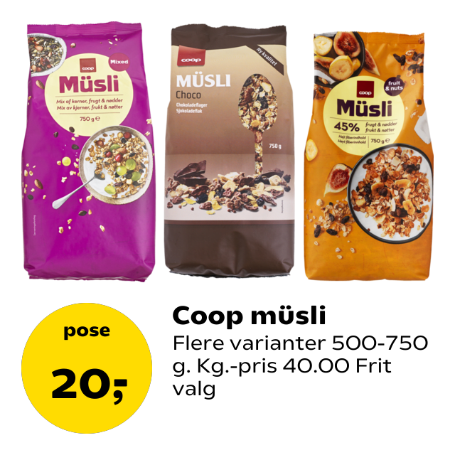Coop müsli