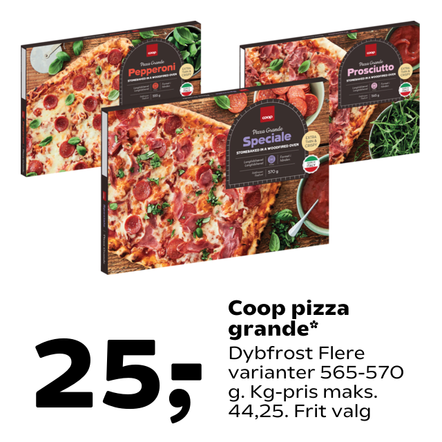 Coop pizza grande