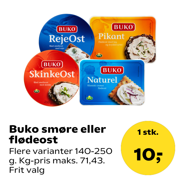 Buko smøre eller flødeost