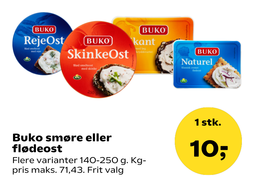 Buko smøre eller flødeost