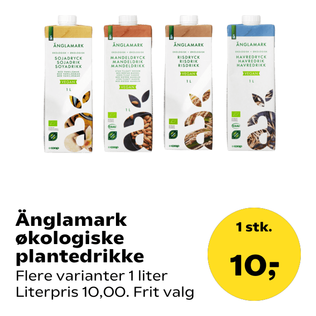 Änglamark økologiske plantedrikke