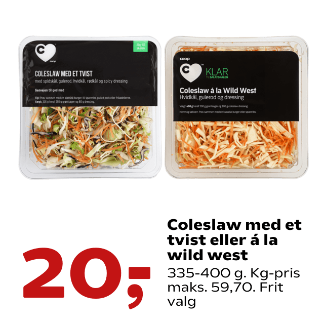 Coleslaw med et tvist eller ÃÂ¡ la wild west