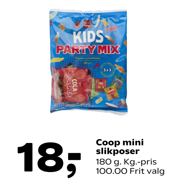 Coop mini slikposer