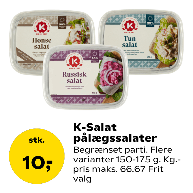 K-Salat pålægssalater