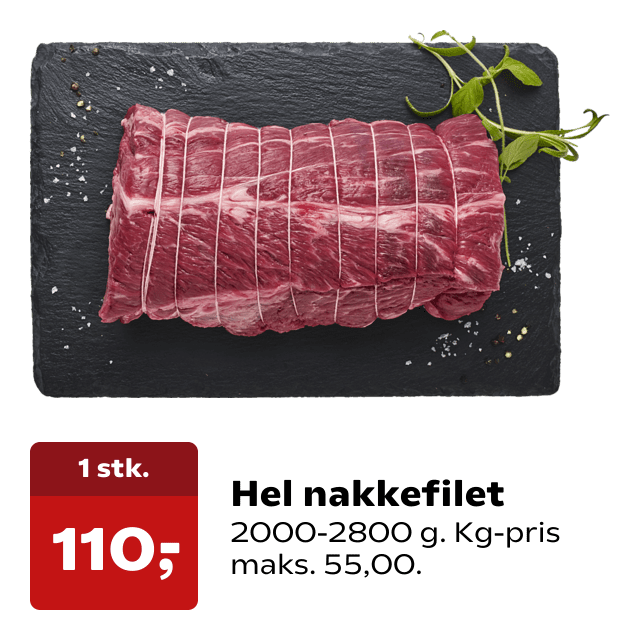 Hel nakkefilet