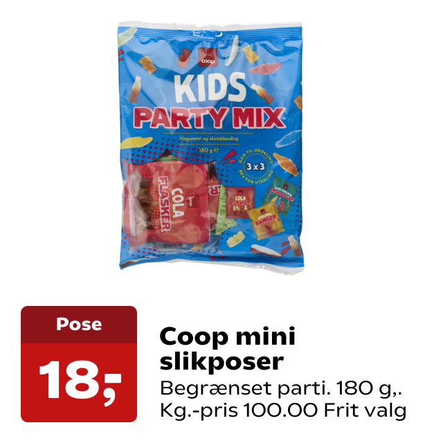 Coop mini slikposer