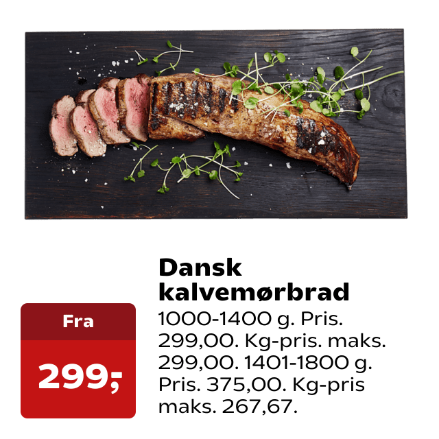 Dansk kalvemørbrad