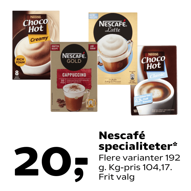 NescafÃÂ© specialiteter