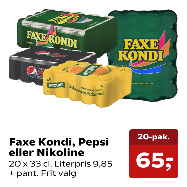 Faxe Kondi, Pepsi eller Nikoline