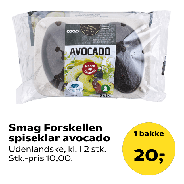 Smag Forskellen spiseklar avocado