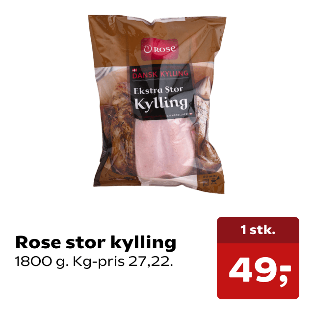 Rose stor kylling