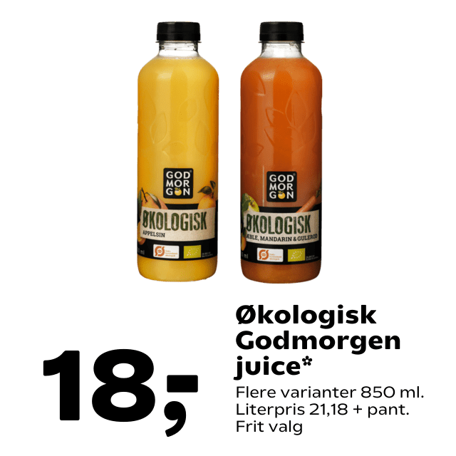 ÃÂkologisk Godmorgen juice