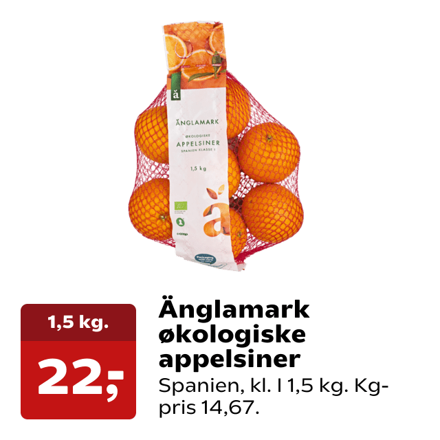 Änglamark økologiske appelsiner
