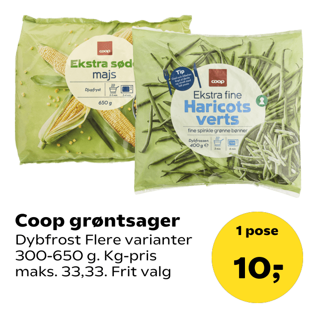 Coop grøntsager