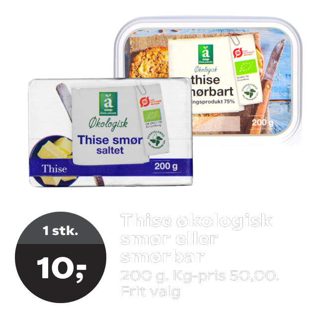Thise økologisk smør eller smørbar