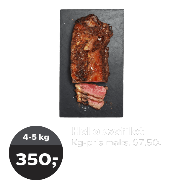 Hel oksefilet