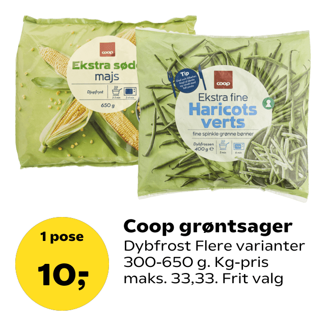 Coop grøntsager