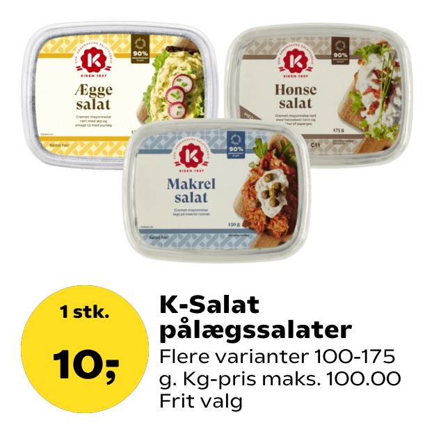 K-Salat pålægssalater