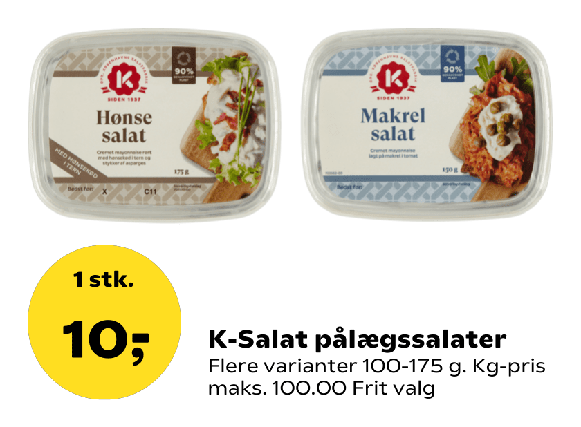 K-Salat pålægssalater